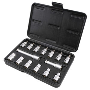 MidasPro 15 Piece Torx Male / Female Socket Set and Extensions