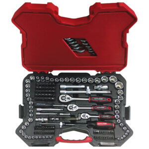 Autogear 215 Piece 1/4" + 3/8" and 1/2" Drive Socket Set