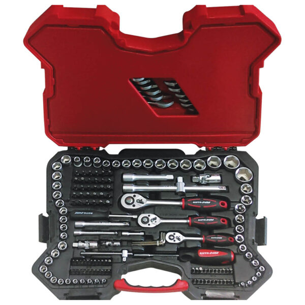 Autogear 215 Piece 1/4" + 3/8" and 1/2" Drive Socket Set