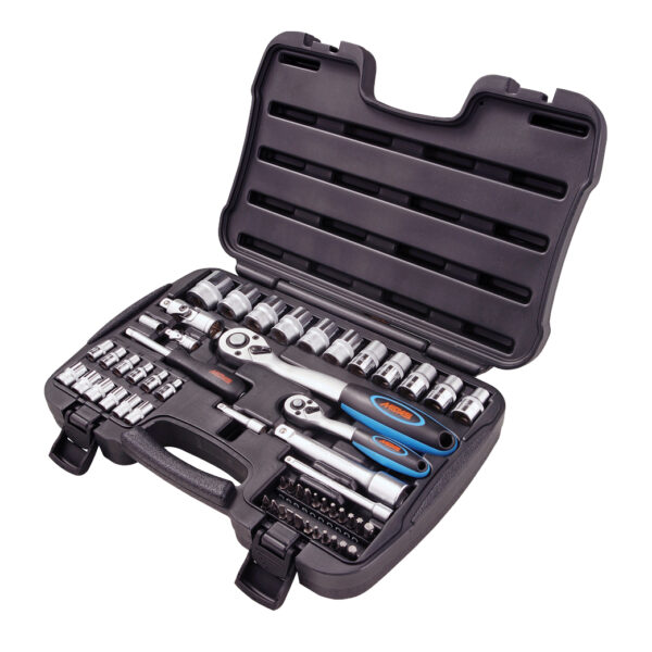 MidasPro 54 Piece 1/2" + 1/4" Drive Socket Set