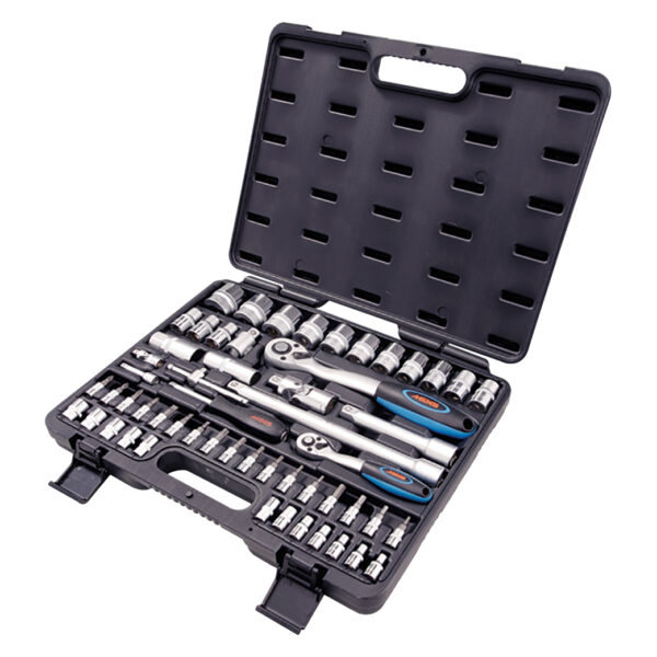 MidasPro 55 Piece 1/2" + 1/4" Drive Socket Set