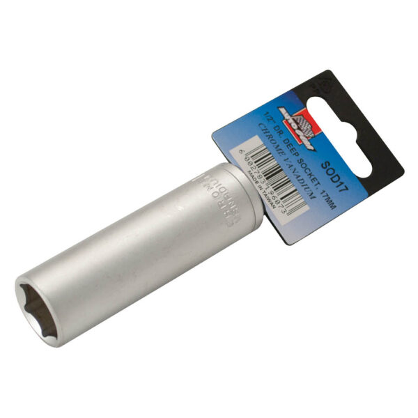 Autogear 17mm 1/2" Drive Deep Socket