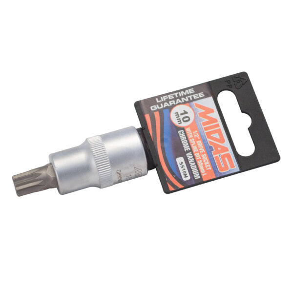 MidasPro 10mm Spline Bit Socket 55mm Long