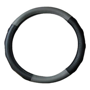 Autogear - X Large Steering Wheel Cover Black / Grey