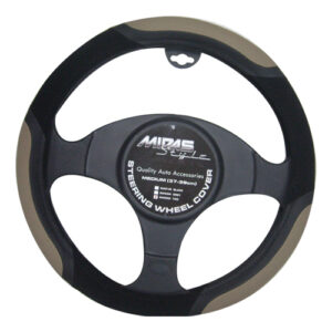 Autogear - X Medium Steering Wheel Cover Tan