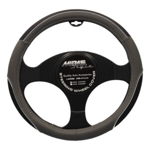 Large Steering Wheel Cover Grey