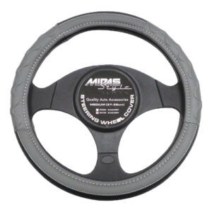 Medium Steering Wheel Cover Grey