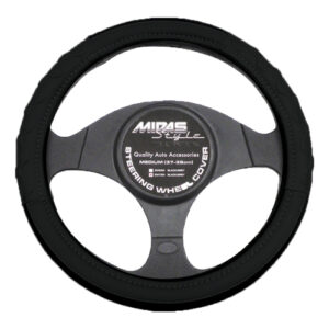 Large Steering Wheel Cover Grey