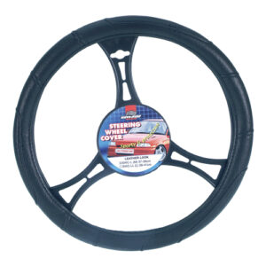 Autogear Steering Wheel Cover Leather Pattern - M