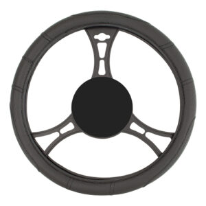 Autogear Steering Wheel Cover Leather Pattern - S