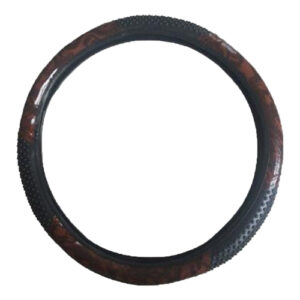 Autogear Steering Wheel Cover Wood Grain Pattern - L