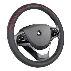 Autogear Steering Wheel Cover Black CF - Dynamic