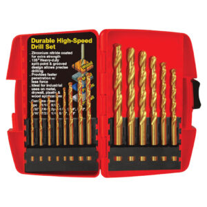 Ampro 14 Piece High Speed Steel Drill Bit Set