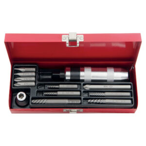 Ampro 12 Piece Impact Screw and Extractor Set