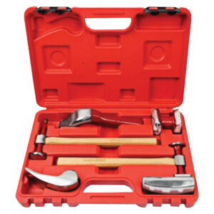 Ampro 6 Piece Auto Body Hammer and Dolly Set
