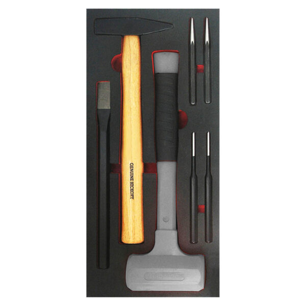 Ampro 7 Piece Hammer Punch and Chisel Set FT