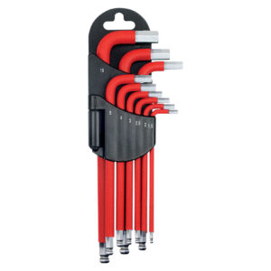 Ampro 9 Piece Magnetic Long Hex Wrench Set