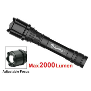 Ampro Adjustable Focus Cree LED Flashlight (2000 Lumen)