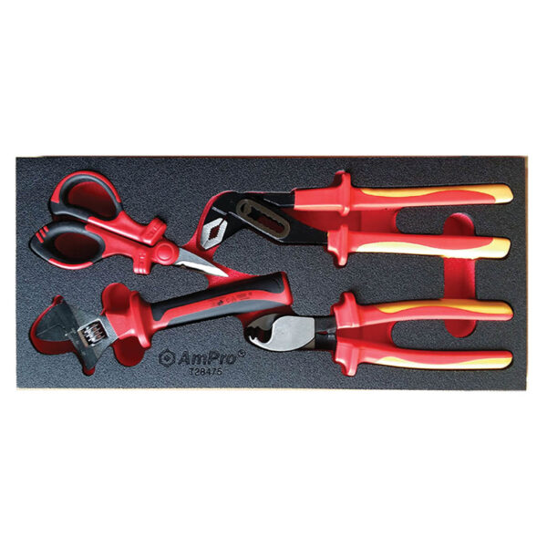 Ampro 4 Piece Insulated Tool Set FT