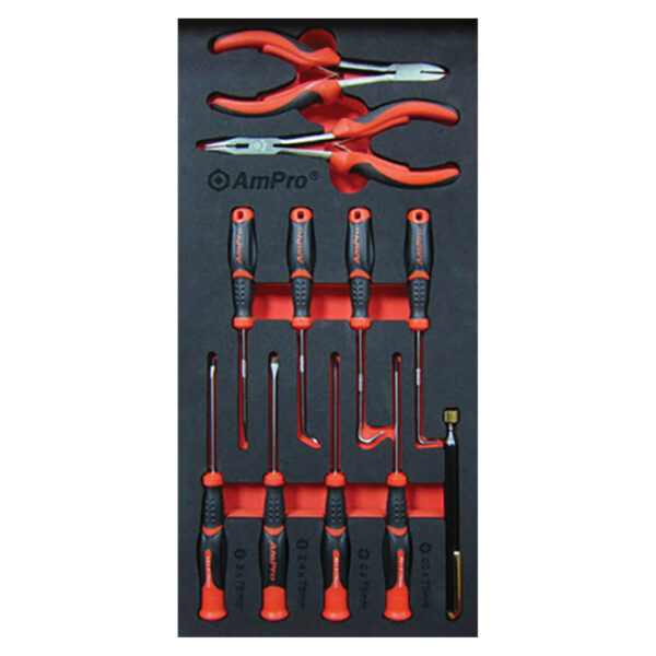 Ampro 11 Piece Precision Screwdriver Pliers and Pick Tool Set