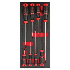 Ampro 8 Piece Power Grip Screwdriver Set (Phillips) FT