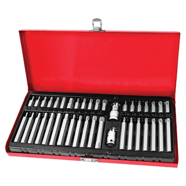 Ampro 40 Piece Hex / Spline / Star Bit Socket Set