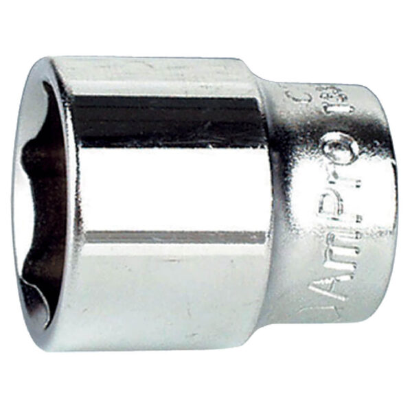 Ampro 3/8" Drive x 17mm 6 PT Socket