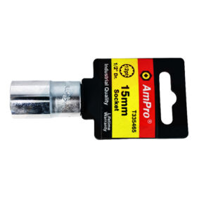 Ampro 1/2" Drive x 15mm 12 PT Socket