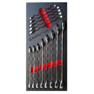 Ampro 13 Piece Long Style Combination Wrench Set FT