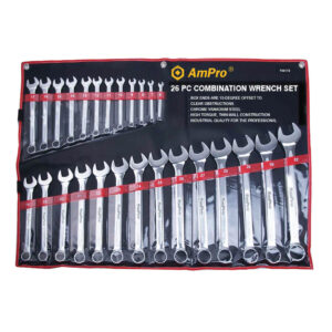 Ampro 26 Piece Combiantion Wrench Set (6 - 32mm)