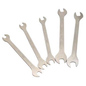 Ampro 5 Piece Slim-Profile Open End Wrench Set (10-19mm)