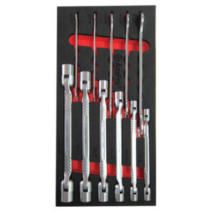 Ampro 11 Piece Low-Prof Open End and Swivel Sock Wrench FT