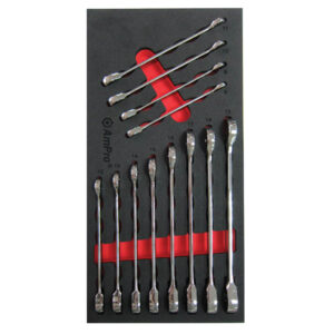 Ampro 12 Piece Geared Combination Wrench Set FT