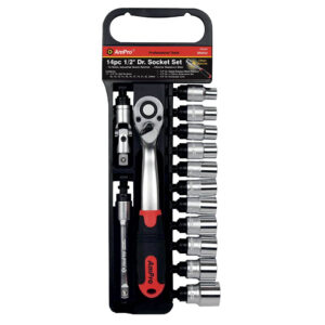 Ampro 14 Piece 1/2" Drive 6 PT Socket Set (10mm-24mm)