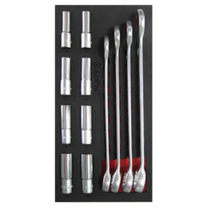 Ampro 12 Piece 1/2" Drive Deep Socket and Comb Wrench Set FT