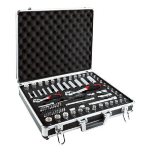 Ampro 81 Piece 1/4" and 3/8" Drive Aluminum Case Socket Set