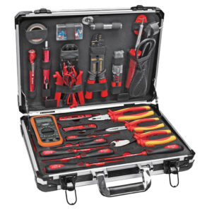 Ampro 48 Piece Electrical Toolset with Aluminum Case