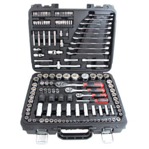 Ampro 142 Piece 1/4" + 3/8" + 1/2" Drive Socket and Bit Set