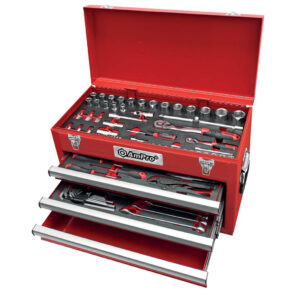 Ampro 101 Piece 1/4" and 1/2" Drive 3-Drawer Chest Bolt-Fit Set