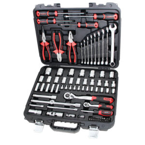 Ampro 87 Piece 1/4" and1/2" Drive Bolt-Fit Socket and Tool Set