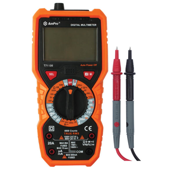 Ampro Digital Multimeter AC/DC 6 Function