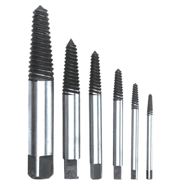 Ampro 6 Piece Scew Extractor Set (1/8" - 3/4")