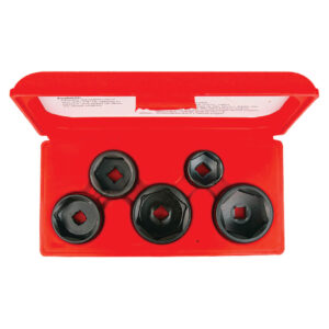 Ampro 5 Piece Oil Filter Cap Wrench Set