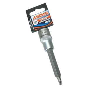 MidasPro T30 Male Torx Socket 100mm Long CV
