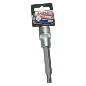 MidasPro T45 Male Torx Socket 100mm Long CV