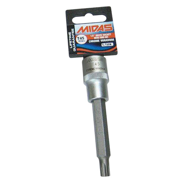 MidasPro T45 Male Torx Socket 100mm Long CV