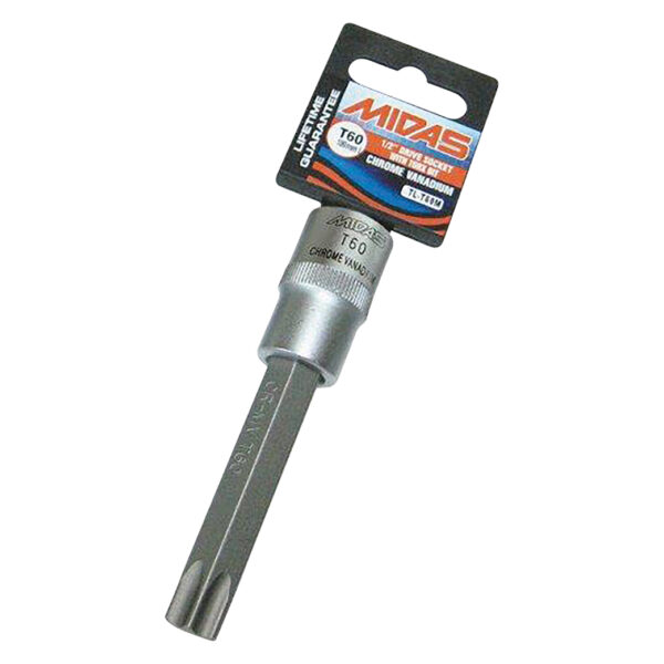 MidasPro T60 Male Torx Socket 100mm Long CV