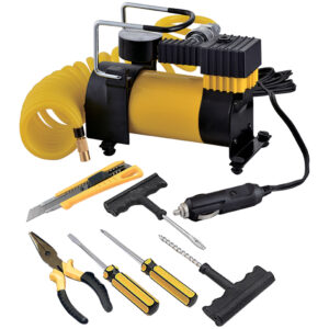 Autogear 150PSI Air Compressor and Tyre Repair Kit