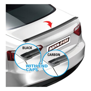 Autogear 132cm Black Trunk Lip Spoiler