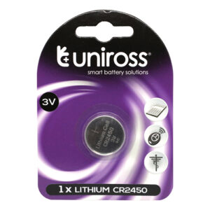 Uniross Lithium Coin  CEell CR2450 1 PK